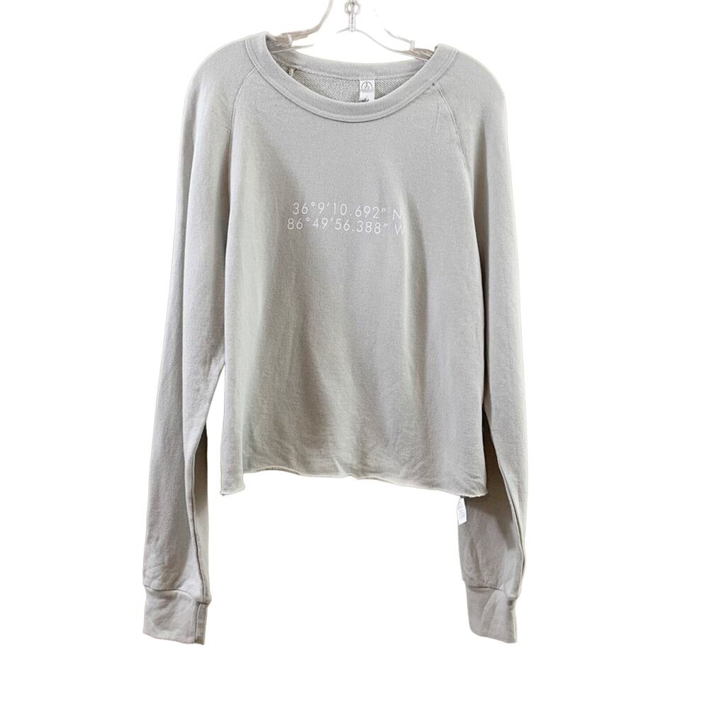 Alternative Living With Landyn Coordinates Light Gray Long Sleeve Sweatshirt
